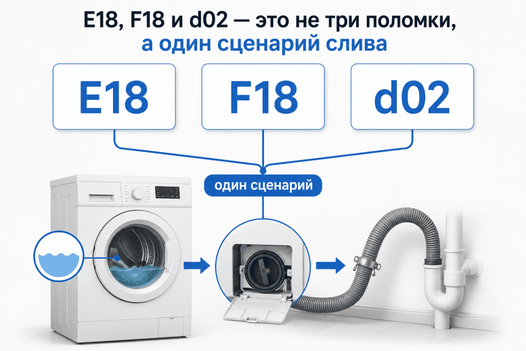 Три кода ведут к одной проблеме слива