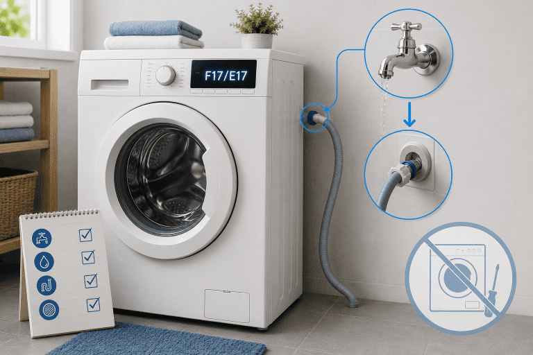 Bosch F17 E17 безопасная проверка воды
