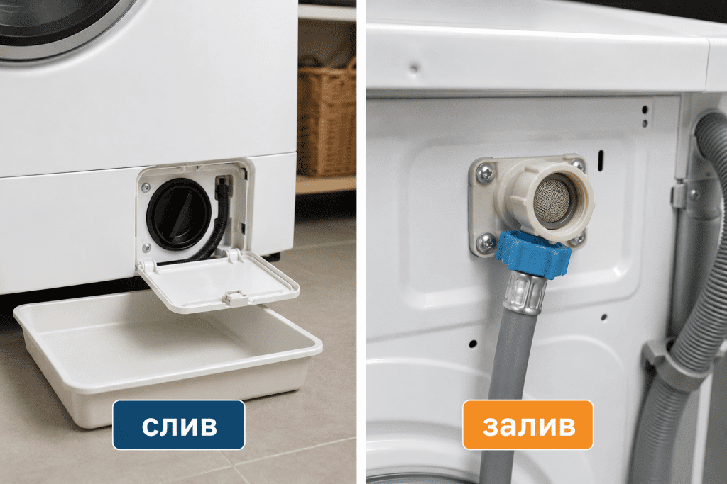 Сливной и впускной фильтр решают разные задачи