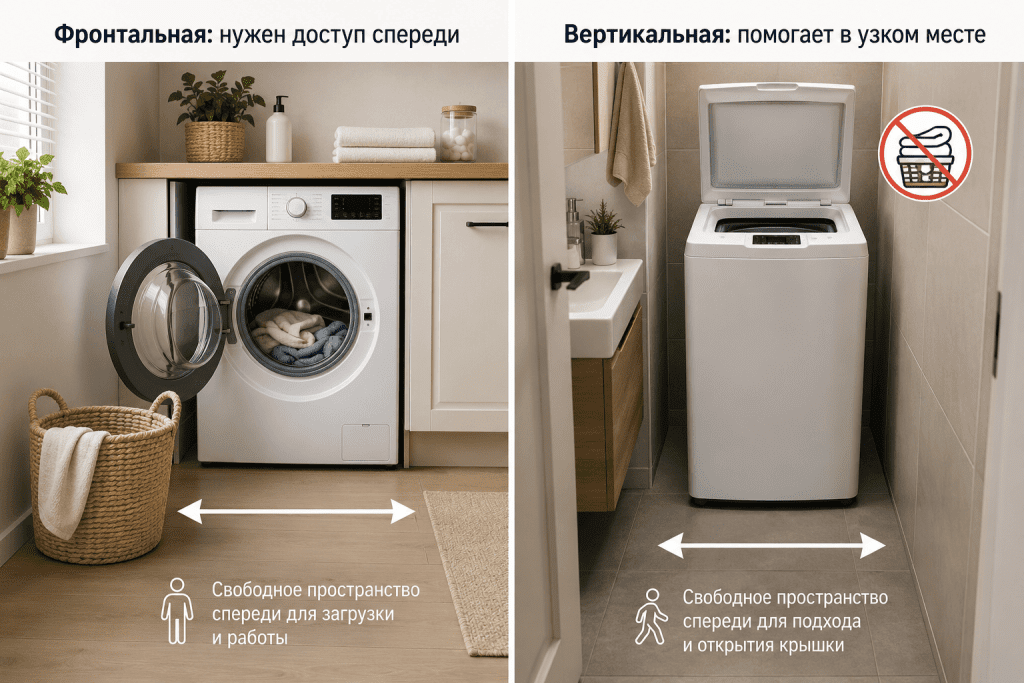 выбор типа загрузки зависит от свободного места
