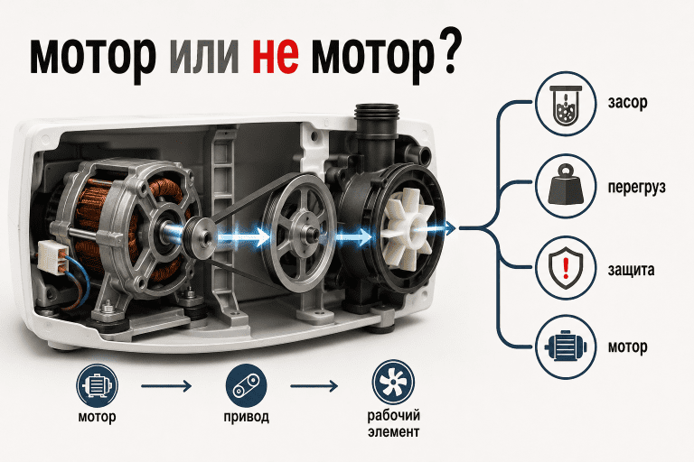 двигатель не всегда причина поведения техники