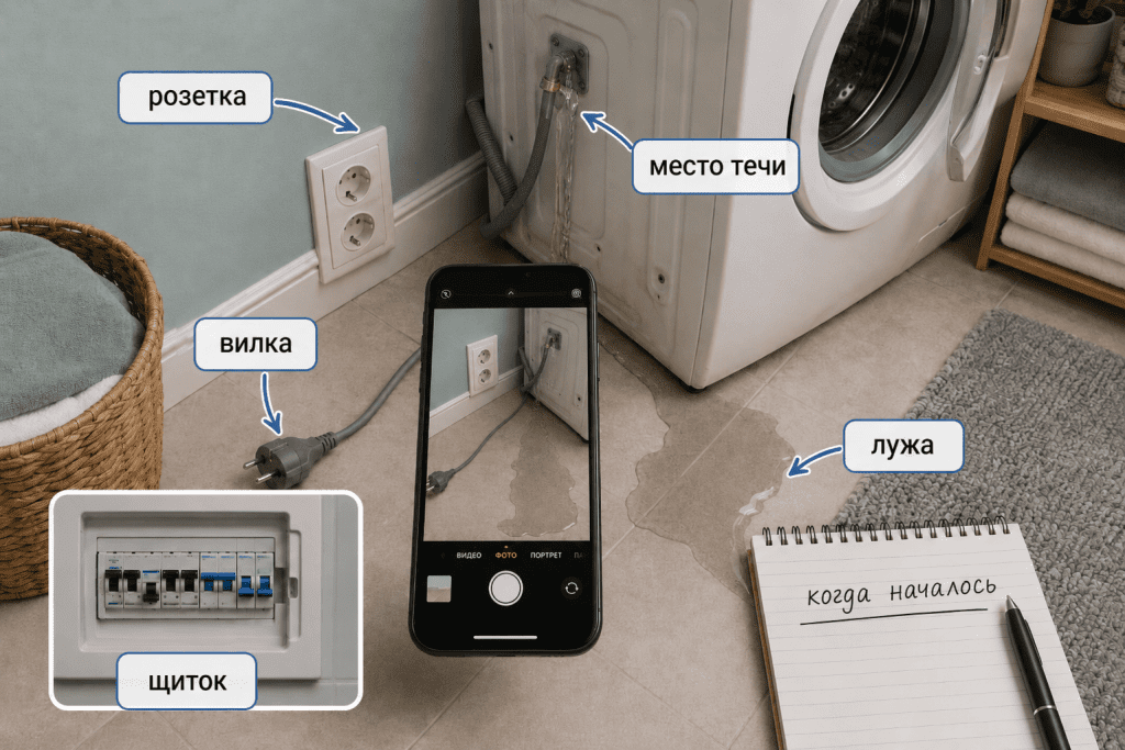 Фото помогают разделить зоны проверки