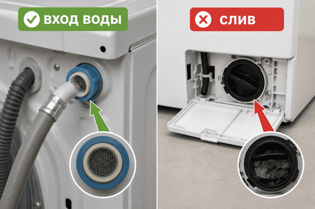 Разные зоны проверки при похожем плохом сливе