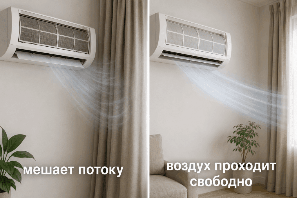 Воздушный поток как причина слабого охлаждения