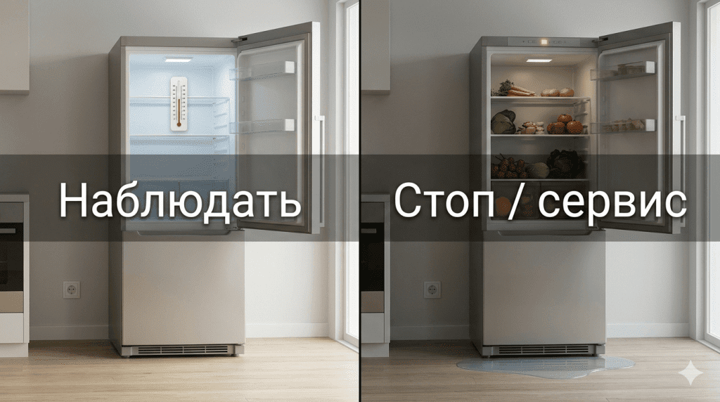 Потеря холода и опасные признаки меняют решение