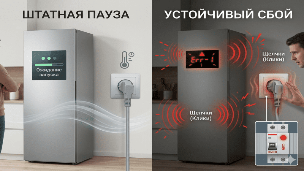 Различие между штатной паузой и устойчивым сбоем
