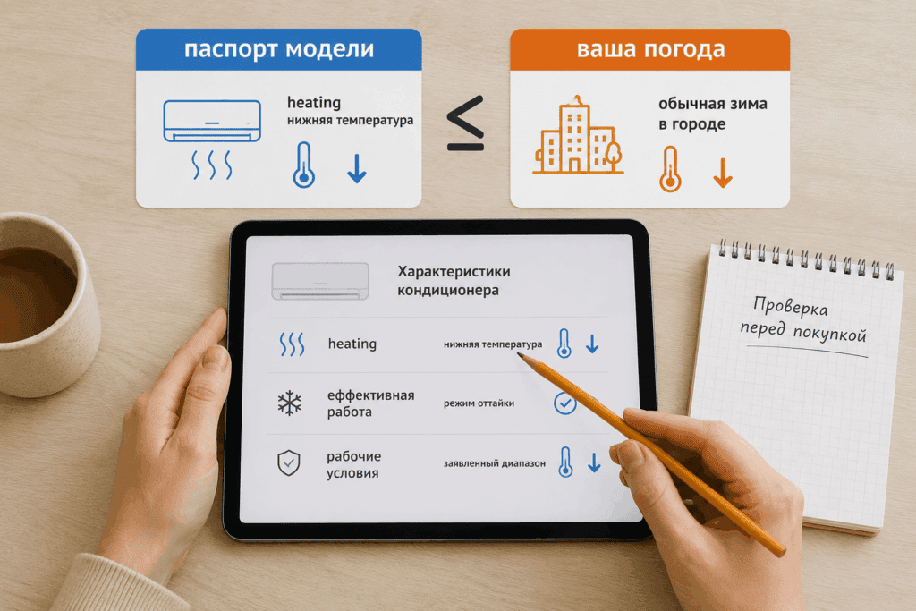 Сравнение паспорта модели с вашей зимой