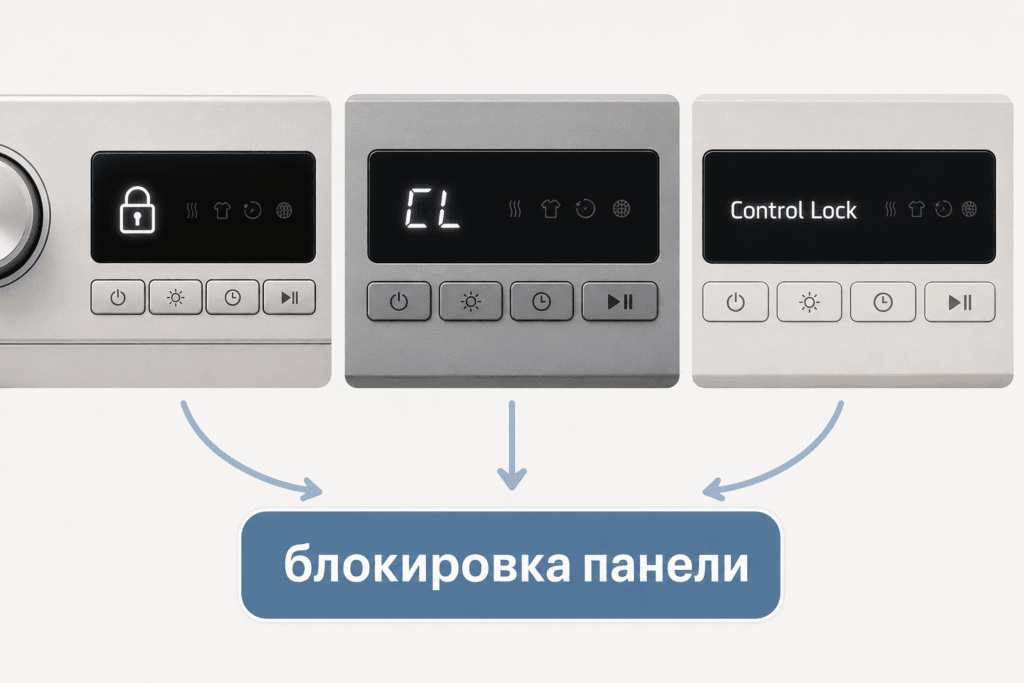 Разные обозначения одной блокировки управления