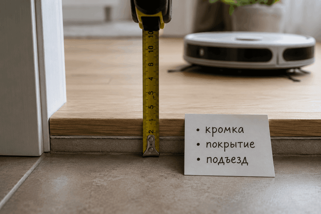 Замер нужно сравнивать с условиями препятствия