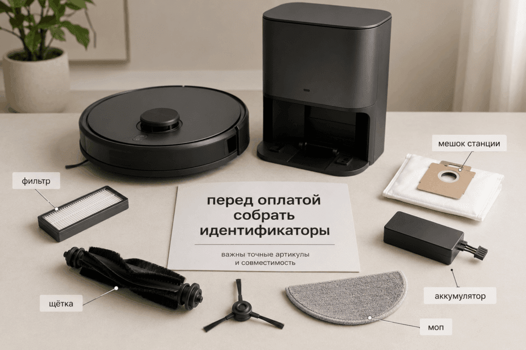 Сбор идентификаторов перед проверкой совместимости деталей