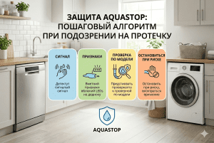 Aquastop: что это такое и как проявляется в работе техники
