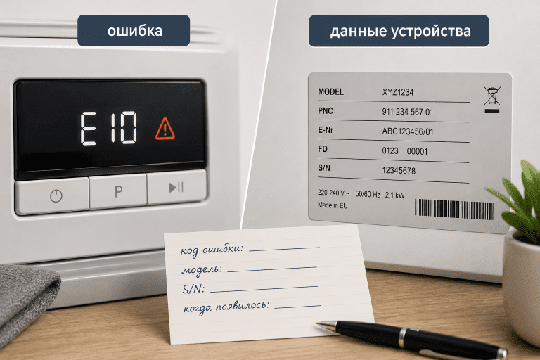 Ошибка и идентификаторы разделены правильно