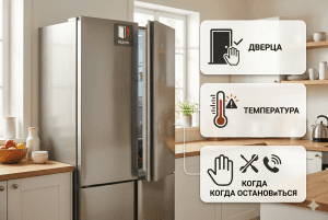 Door Alarm: что означает сигнал открытой двери холодильника