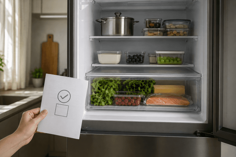 Проверенная зона свежести под реальные продукты семьи