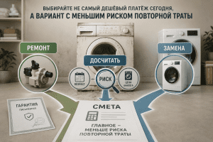 Стиральная машина: когда уже невыгодно ремонтировать