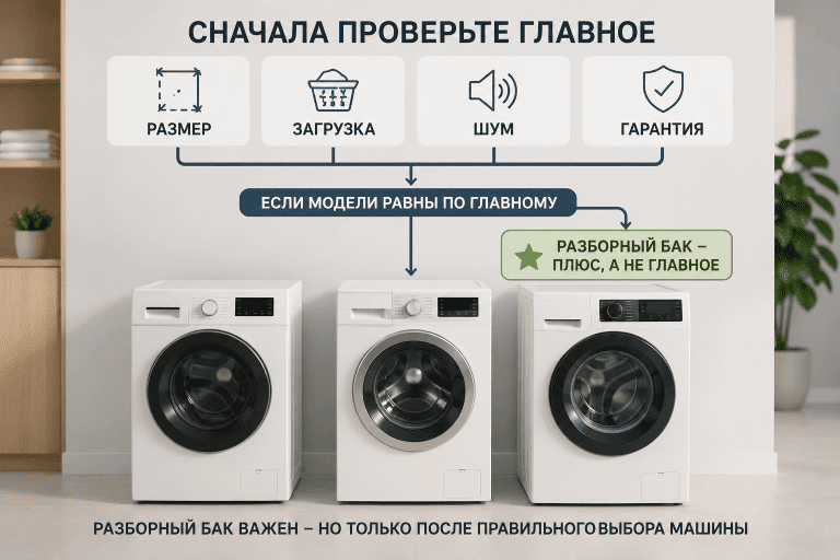Ремонтопригодность работает только среди подходящих моделей