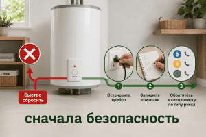 Когда нельзя делать сброс и повторно включать технику