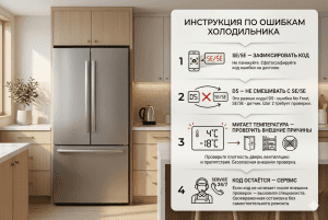 Samsung: ошибка датчика температуры холодильника