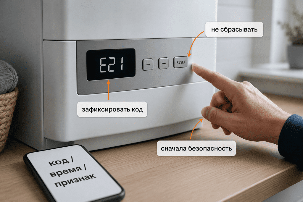 Сброс опасен до снятия красных флагов