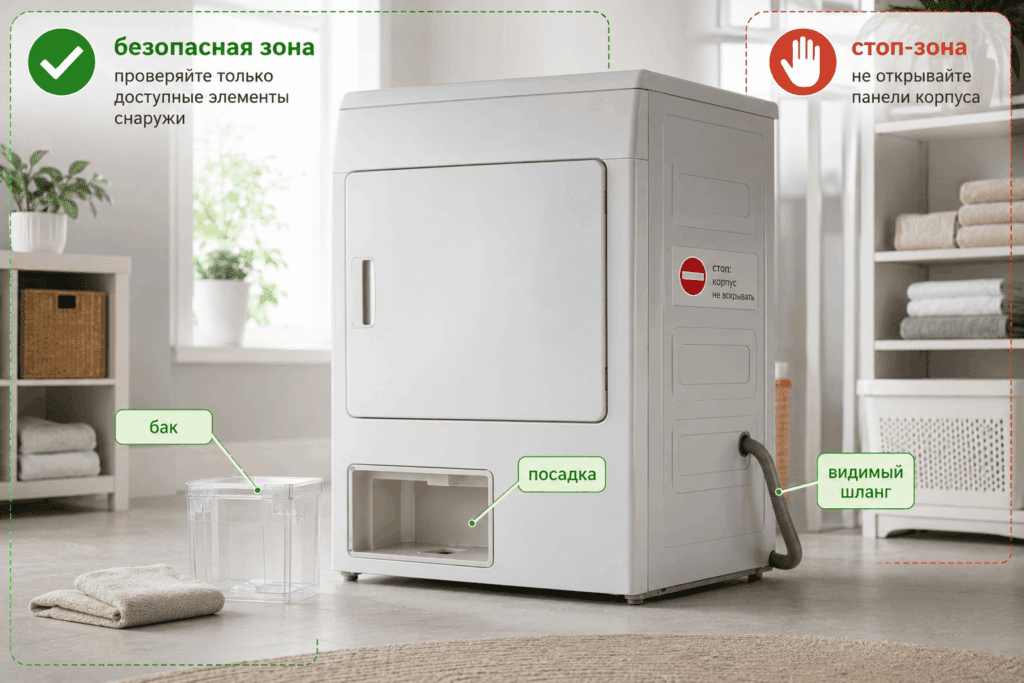 Граница безопасной домашней проверки