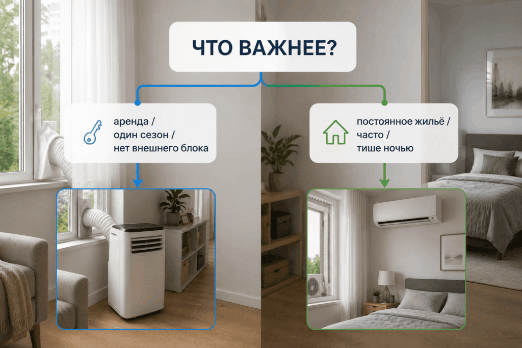 Финальная развилка по сценарию квартиры