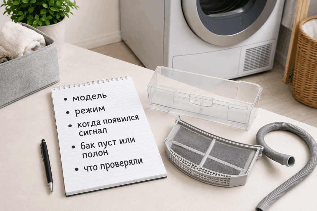 Данные для быстрой сервисной диагностики