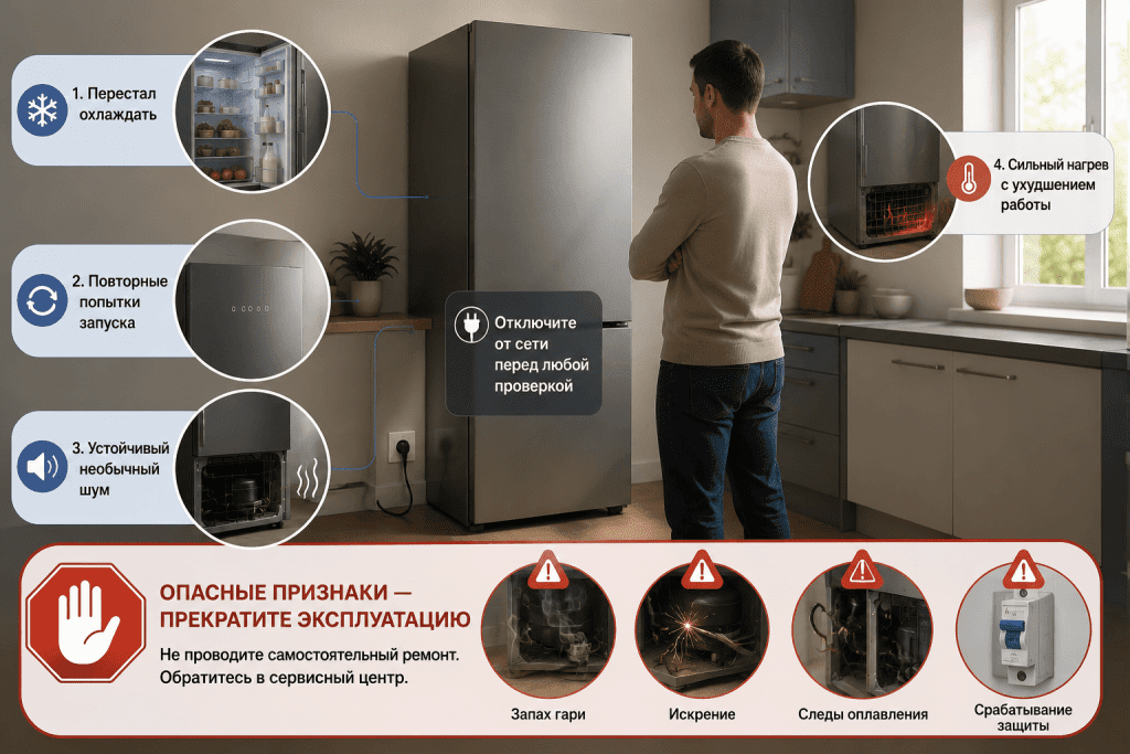 Стоп-сигналы для прекращения самостоятельных проверок