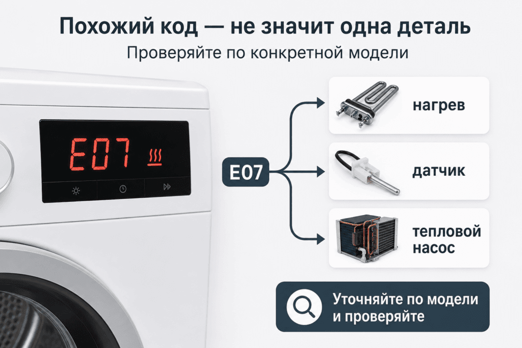 Похожие коды не равны одному диагнозу
