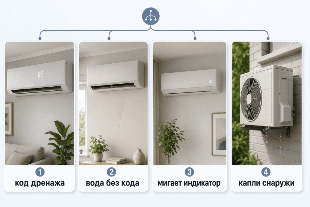 Похожие симптомы ведут к разным проверкам