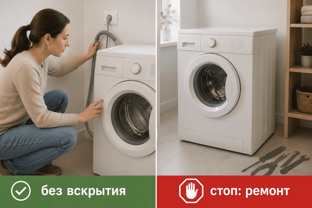Граница между проверкой и ремонтом