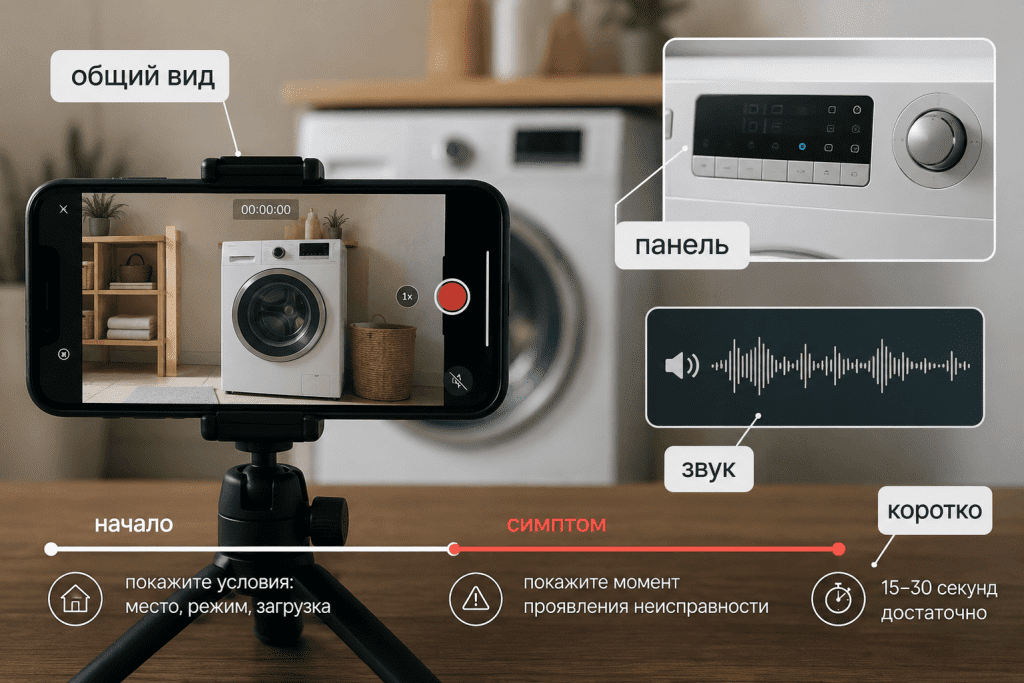 Короткое видео фиксирует контекст и звук