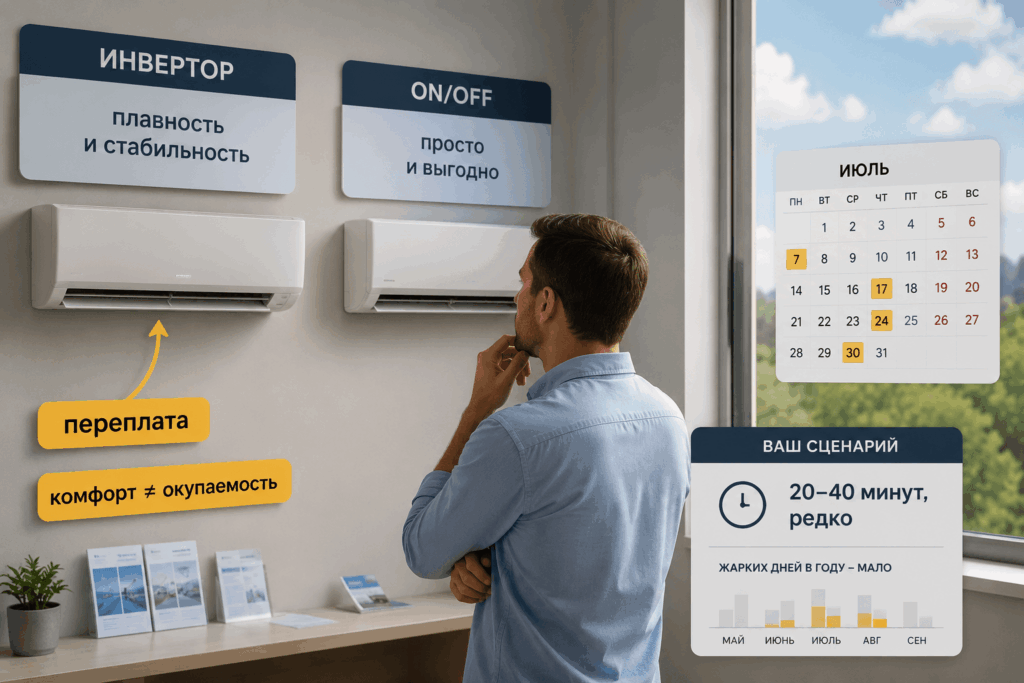 Переплата без реального сценария работы