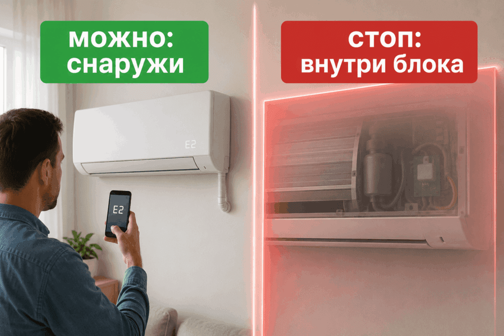 Граница между осмотром и сервисной диагностикой
