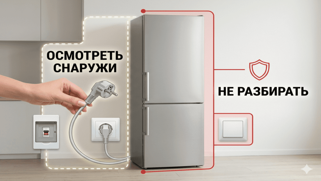 Граница доступной проверки без разборки корпуса