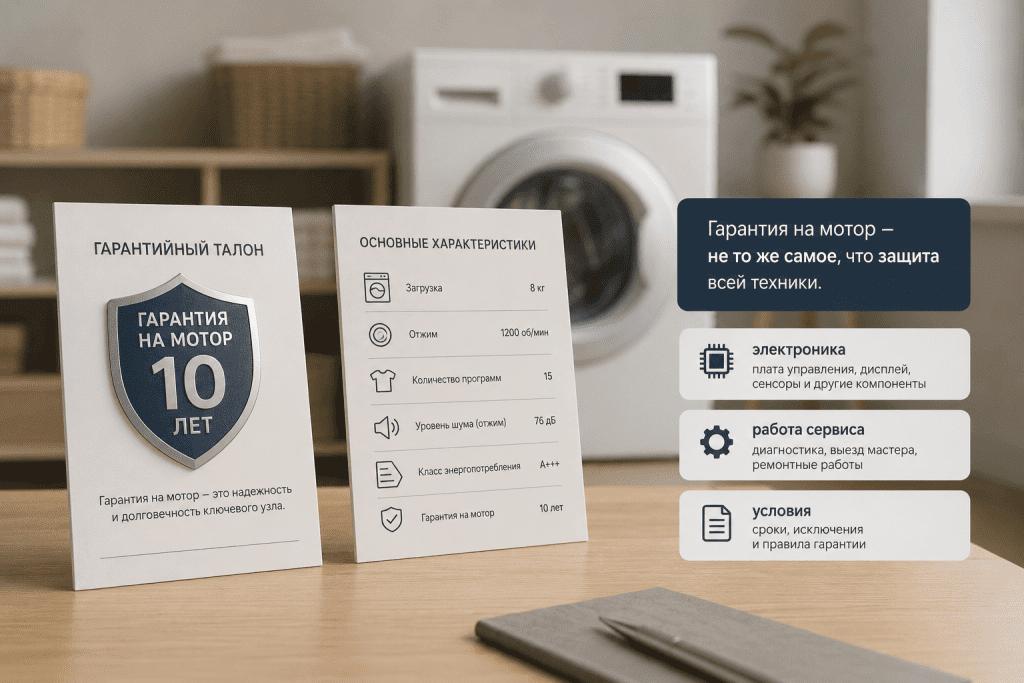 Гарантия на мотор не закрывает всю машину