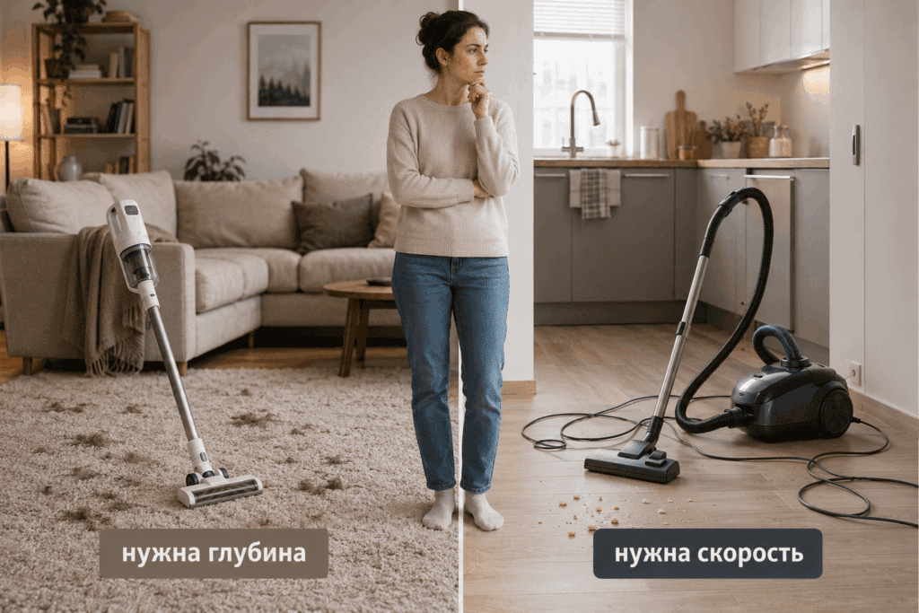Ошибка выбора начинается с неверного сценария