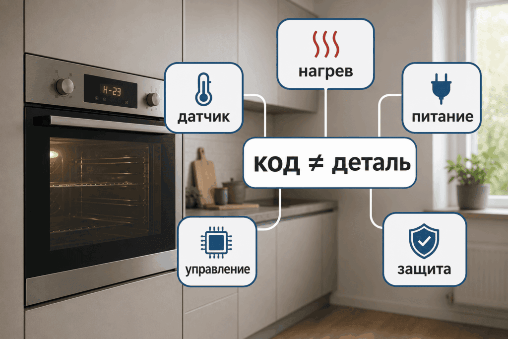 Код не доказывает поломку ТЭНа