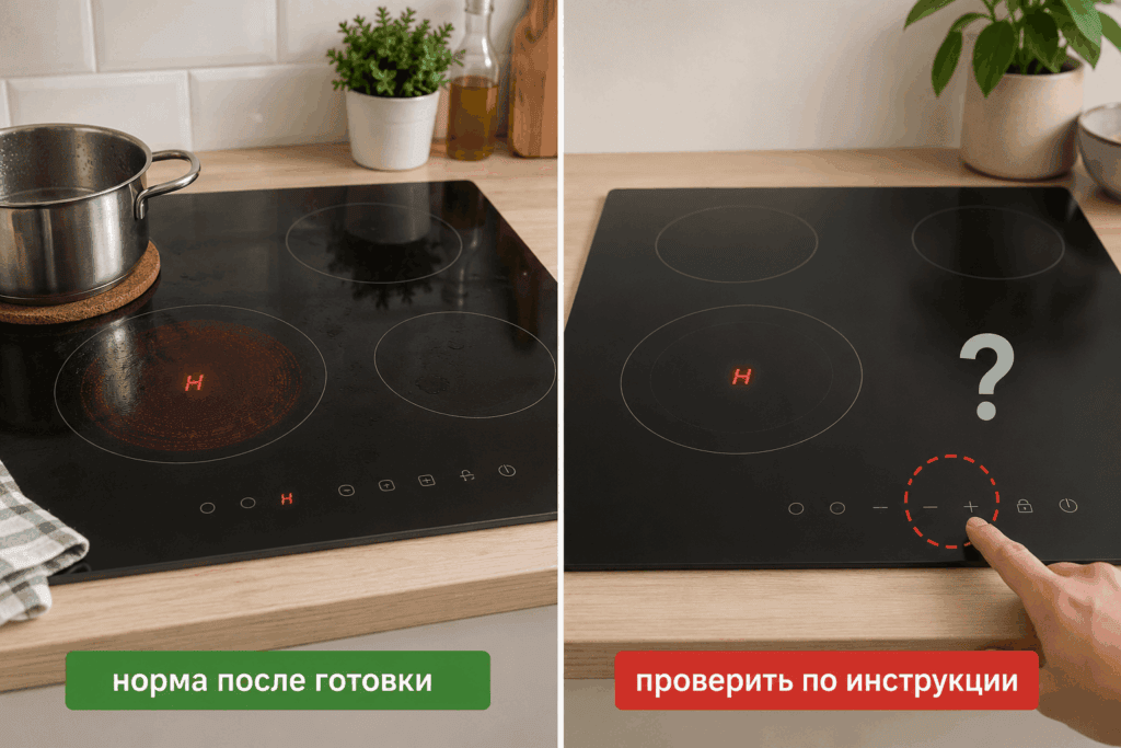 Нормальный H отличается от тревожного поведения