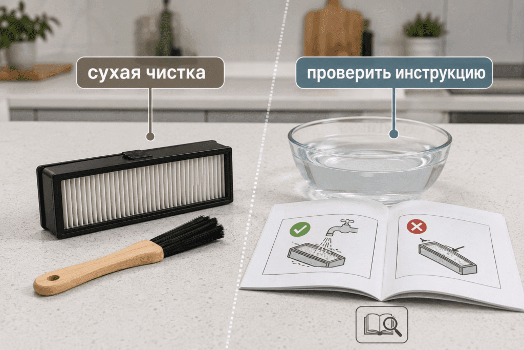 Граница между сухой чисткой и промывкой